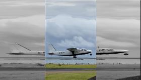 世界最短航線！起飛到落地僅53秒（圖／翻攝自noelphilips推特）