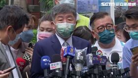 陳時中出席彭明敏百歲紀念禮拜會後受訪