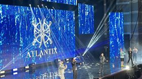 吳昱廷、林佳辰、高有翔、呂植宇、MAX和李哲言組成的「亞特蘭提斯」在演唱會合體。（圖／記者林明柔攝影）
