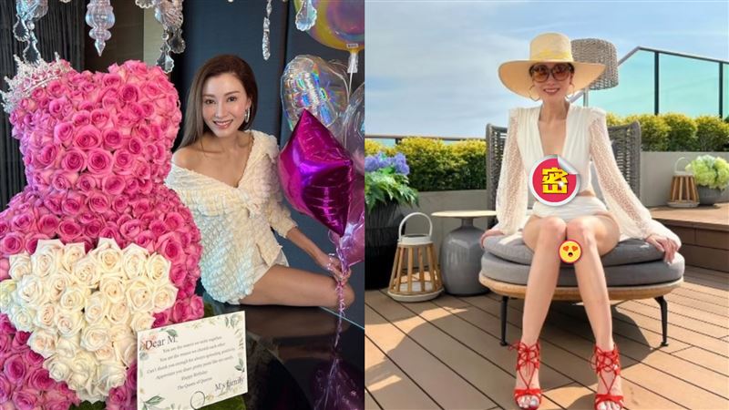 李嘉欣辣開到肚臍　裡面直接不穿了