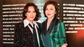 關之琳與劉嘉玲。（圖／翻攝自微博）