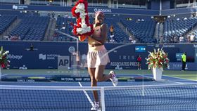 ▲葛芙（Coco Gauff）登上女雙球后寶座。（圖／美聯社／達志影像）