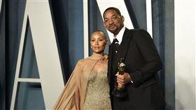 威爾史密斯、潔達蘋姬史密斯（Jada Pinkett Smith）。（圖／美聯社／達志影像）