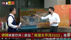 李正皓表示德國參加印太地區的軍演就是證明有這個能力可以過來幫忙