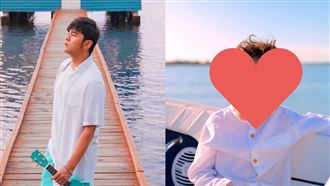 周杰倫5歲兒正臉曝　彈烏克麗麗超萌