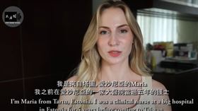 來自愛沙尼亞的正妹Maria大讚台灣醫療有效率。（圖／翻攝自Stopkiddinstudio YouTube）