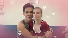 祖雄認愛23歲烏克蘭美女佳娜。（圖／翻攝自佳娜老師機 YouTube）