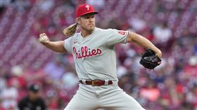 ▲「雷神」辛德加（Noah Syndergaard）7局失3分。（圖／美聯社／達志影像）