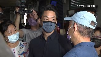 居民才掛力挺珊布條　蔣急訪信維大樓