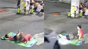 孫女,地下停車場,乘涼,阿嬤,危險