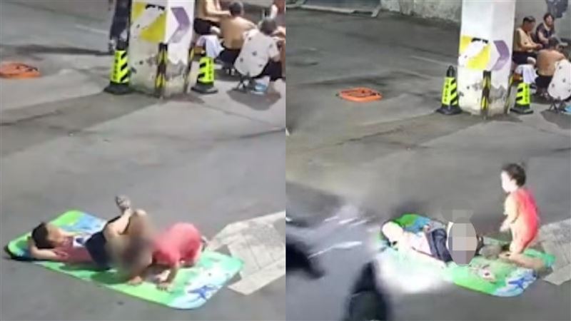 嬤帶2孫女躺停車場車道　下秒遭輾過