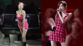 王心凌與泫雅撞衫。（圖／翻攝自IG）