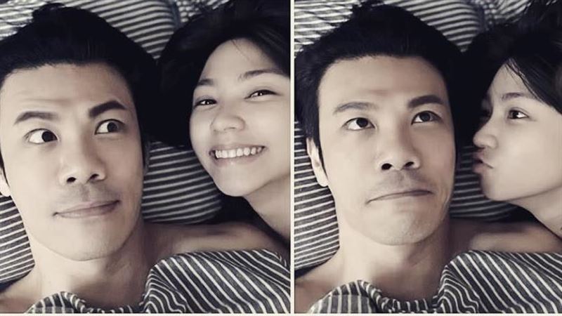 新／爆祕婚曾智希　陳志強曬床照回應