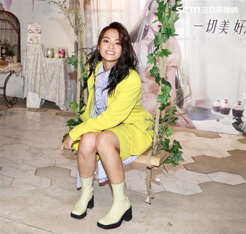 吱吱三立新聞網專訪。（記者邱榮吉/攝影）