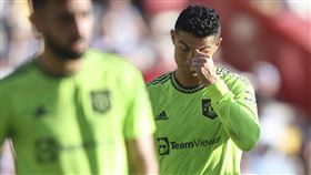 ▲針對離隊傳聞，C羅（Cristiano Ronaldo）預告幾周後將說出事情真相。（圖／美聯社／達志影像）