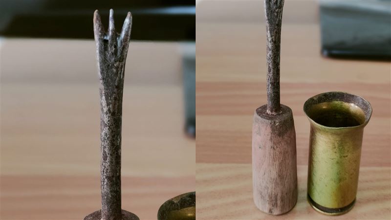 阿公家挖出彈殼製神奇工具　用途曝光