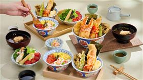 金子半之助「帝王蟹天丼」，業者提供