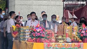 鴻海集團（2317）於今（18）日在土城總部辦理中元普渡儀式。（圖／記者戴玉翔攝影）