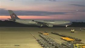 疑似無人機侵擾，桃機起降又出問題（圖／翻攝畫面）