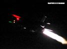 空軍新型F-16V戰機實施夜間緊急起飛。（記者邱榮吉/攝影）