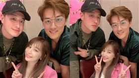 王心凌與吳克群、潘瑋柏同框合照。（圖／翻攝自王心凌臉書）