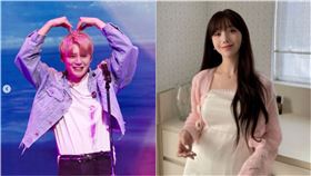 金俊秀爆熱戀小9歲Kei。（圖／翻攝自Instagram／xiaxiaxia1215、_flower_kei）