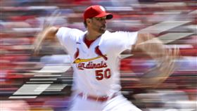 ▲溫恩萊特（Adam Wainwright）7局無失分拿下本季第9勝。（圖／路透社／達志影像）