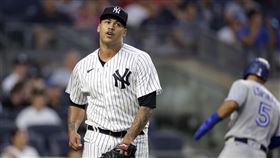 ▲孟塔斯（Frankie Montas）轉洋基3場先發掉14分。（圖／美聯社／達志影像）