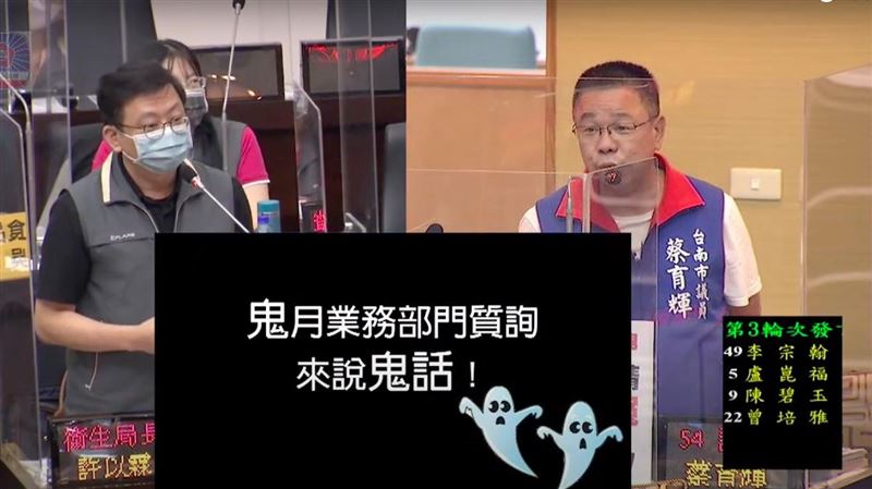 南市議員觀落陰質詢　替疫苗亡魂申冤