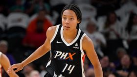 ▲湯瑪斯（Sam Thomas）場均0.4分、0.3助攻、0.2籃板入選新秀陣容。（圖／美聯社／達志影像）