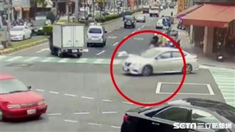 三寶逆向百公尺大迴轉　傻眼畫面曝光