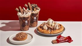 ikari怡客即日起與巧克力品牌KitKat攜手推出甜點，ikari怡客提供