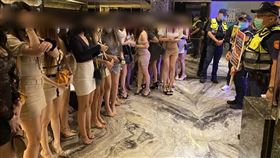 柬埔寨,杜拜,緬甸,泰國,台北市大安分局,臨檢,酒店公主（圖／翻攝畫面）