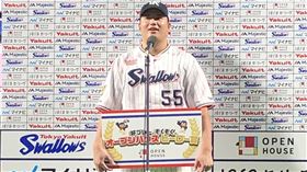 ▲村上宗隆敲出本季第43轟。（圖／翻攝自養樂多燕子推特）