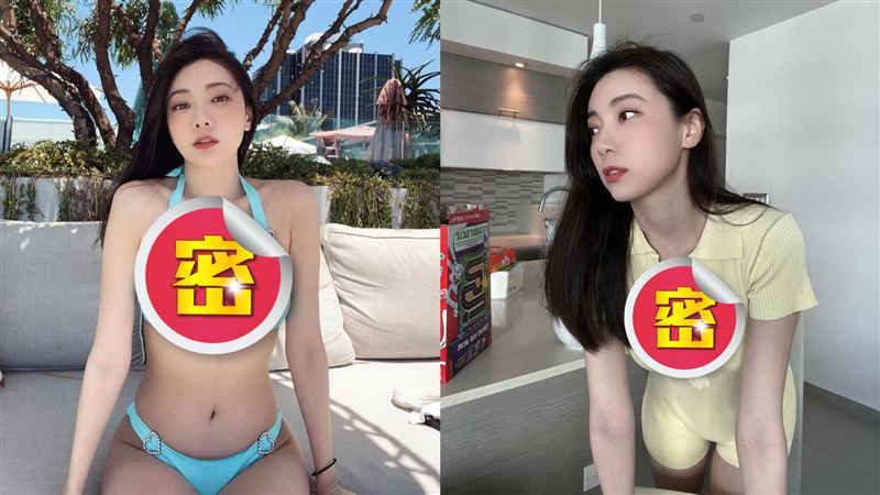正妹羞吐第一次　比基尼險斷身材全洩