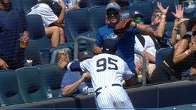 ▲洋基新秀卡布瑞拉（Oswaldo Cabrera）再度上演精采守備。（圖／翻攝自MLB官網）