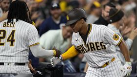 ▲貝爾（Josh Bell）、索托（Juan Soto）相繼對前東家國民開砲。（圖／路透社／達志影像）