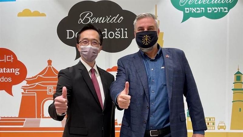 美印第安納州長率團訪台　將見蔡英文