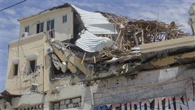 索馬利亞首都摩加迪休（Mogadishu）一間飯店被青年黨聖戰分子劫持。（圖／美聯社／達志影像）