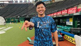 吳念庭。（圖／翻攝自西武獅推特）