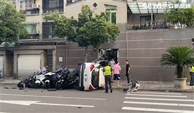 保時捷,車禍(圖/翻攝畫面)