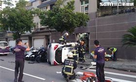 保時捷,車禍(圖/翻攝畫面)