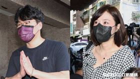  余苑綺老公陳鑒、余筱萍。（圖／記者邱榮吉攝影）