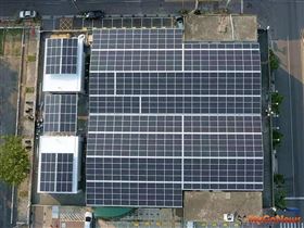 高雄市公有市場屋頂種電拚能源轉型　年發電量將達299萬度(圖/高雄市政府)
