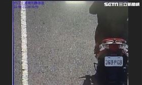 台南2警追贓車遭攻擊殉職。嫌犯贓車。(圖/翻攝畫面)