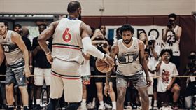 ▲火箭新秀伊森（Tari Eason）最大的心願就是和詹姆斯（LeBron James）同場競技。（圖／翻攝自The Crawsover推特）