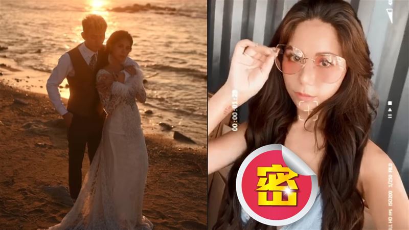 蕾菈拍婚紗胸前洩春光！親曝做人進度