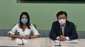 郭國文、林楚茵（圖／翻攝自民進黨團直播）