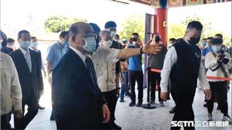 新／2員警殉職　蘇貞昌趕抵市殯慰問