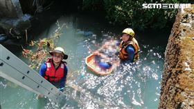 吉安大圳,溺水,無心跳,花蓮,翻攝畫面